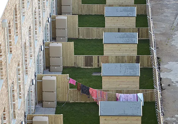 Coping on walls at William Street Quarter